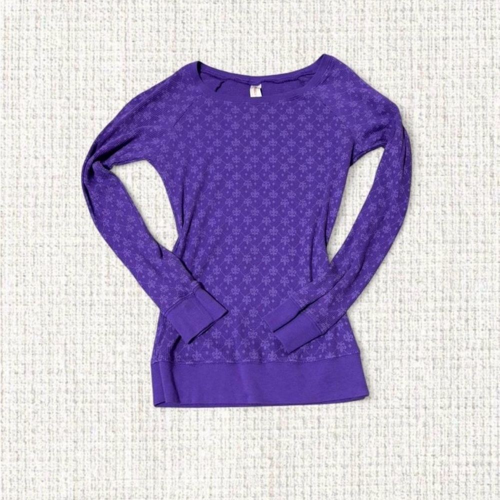 No Boundaries Purple Thermal Long Sleeve – Size Small